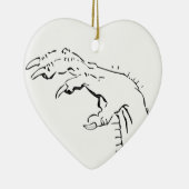 Décoration En Céramique Eerie éffrayante de la main (Droite)