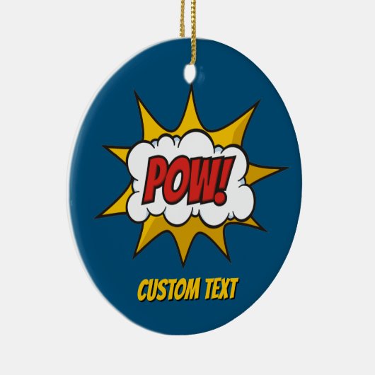 Décoration En Céramique Effet audio comique Pow (Droite)