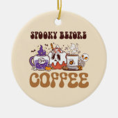 Décoration En Céramique Éffrayant Avant Café (Devant)