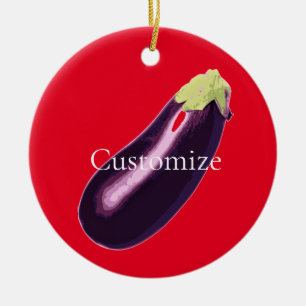 Décoration En Céramique Eggplant Thunder_Cove