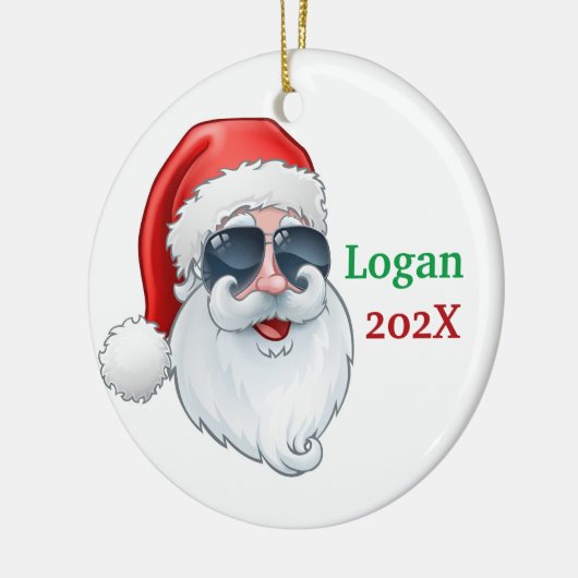 Décoration En Céramique Église de Santa With Sung (Gauche)