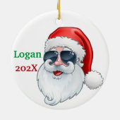 Décoration En Céramique Église de Santa With Sung (Dos)