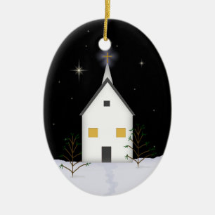 Décoration En Céramique Église En Mémoire De L'Ornement