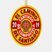 Décoration En Céramique El Camino De Santiago 2019 (Droite)