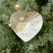 Élégant 50e anniversaire de Mariage