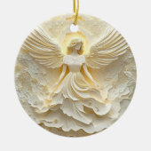 Décoration En Céramique Élégant ange de lumière (Devant)