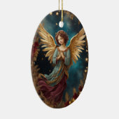 Décoration En Céramique Élégant ange de Noël (Droite)