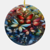 Décoration En Céramique Elegant Dragonflies (Dos)