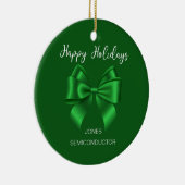 Décoration En Céramique Élégant Joyeux Joyeux Joyeux Vacances (Droite)