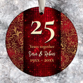 Décoration En Céramique Elégant mariage de Noël à fleurs rouges