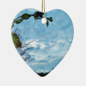 Décoration En Céramique Élégant Noël Holly, ciel bleu (Droite)