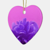 Décoration En Céramique Elegant Purple Raspberry Floral (Gauche)