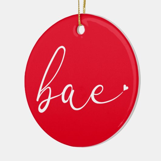 Décoration En Céramique Élégant Script Love Heart Bae Définition (Gauche)