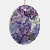 Décoration En Céramique Elégante aquarelle bleu violet poussiéreuse (Droite)