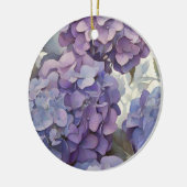 Décoration En Céramique Elégante aquarelle bleu violet poussiéreuse (Gauche)