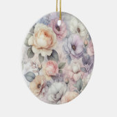 Décoration En Céramique Élégante floraison Rose (Droite)