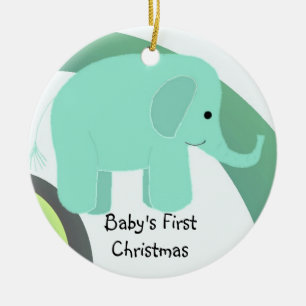 Décoration En Céramique Élément Bébé Premier Noël