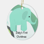 Décoration En Céramique Élément Bébé Premier Noël (Gauche)