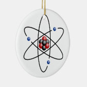 Décoration En Céramique Élément chimique lithium Atom Numéro atomique 3 (Droite)