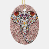 Décoration En Céramique Éléphant de sucre (Dos)