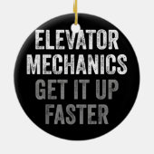 Décoration En Céramique Elevator Mechanic  (Dos)