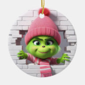 Décoration En Céramique Elfe fille 3D (Devant)