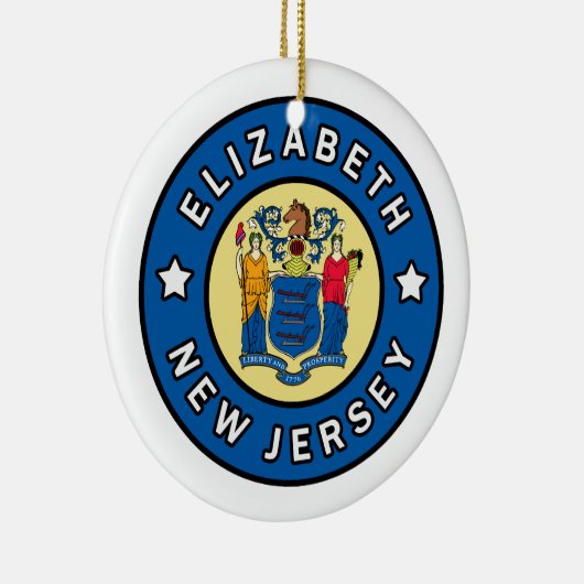 Décoration En Céramique Elizabeth New Jersey (Droite)