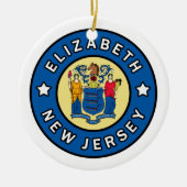 Décoration En Céramique Elizabeth New Jersey (Devant)