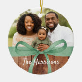 Décoration En Céramique Emballage rustique | Noël photo (Devant)