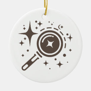 Décoration En Céramique emblème AI Twinkle étoiles, phare de l'ère numériq