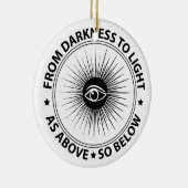 Décoration En Céramique emblème de la franc-maçonnerie (Droite)