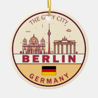 Emblème Skyline de Berlin Allemagne