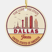 Emblème Skyline de Dallas Texas City