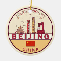 Emblème Skyline de Pékin Chine