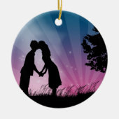 Décoration En Céramique Embrasse-moi (Devant)