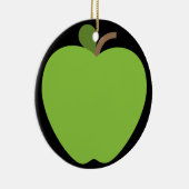Décoration En Céramique Emoji de pomme verte (Droite)