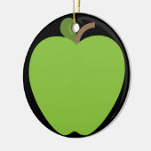 Décoration En Céramique Emoji de pomme verte (Gauche)