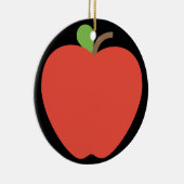 Décoration En Céramique Emoji Pomme Rouge (Droite)
