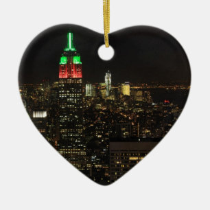 Décoration En Céramique Emp St Building Noël Couleurs de la nuit 01