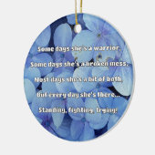 Décoration En Céramique Empath Strength Positive Citation Encouragement (Gauche)