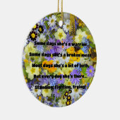 Décoration En Céramique Empath Strength Positive Citation Encouragement (Droite)