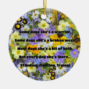 Décoration En Céramique Empath Strength Positive Citation Encouragement