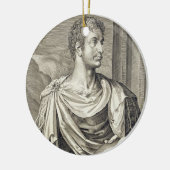 Décoration En Céramique Empereur de D. Octavius Augustus (ANNONCE 63 AVANT (Gauche)