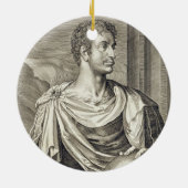 Décoration En Céramique Empereur de D. Octavius Augustus (ANNONCE 63 AVANT (Dos)