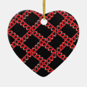 Décoration En Céramique Empire Heart Ornament
