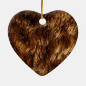 Décoration En Céramique Empreinte de léopard Brown chic (Dos)