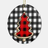 Décoration En Céramique Empreinte de léopard, Plaid Buffalo, Arbres de Noë (Gauche)