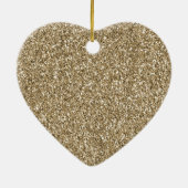 Décoration En Céramique Empreinte de léopard turquoise vert or (Dos)