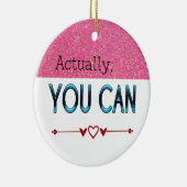 Décoration En Céramique En fait, vous pouvez Motivation/Nom personnalisé c (Droite)