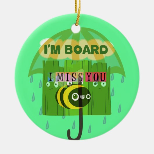 Décoration En Céramique En gros, tu me manques (Devant)